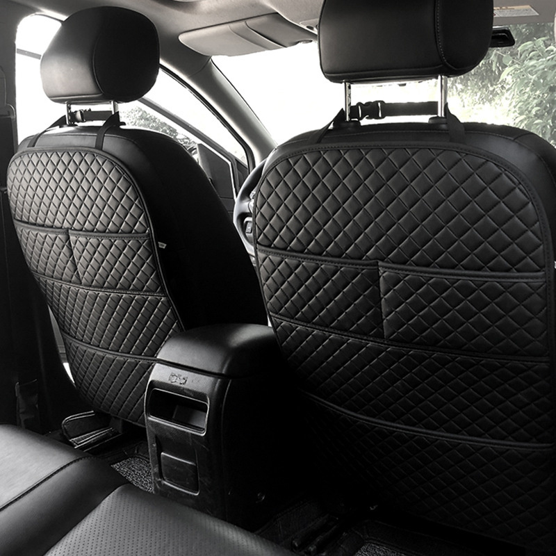 Mesh Back Cushion - Автомобильный противоударный коврик с карманом-органайзером, кожаный