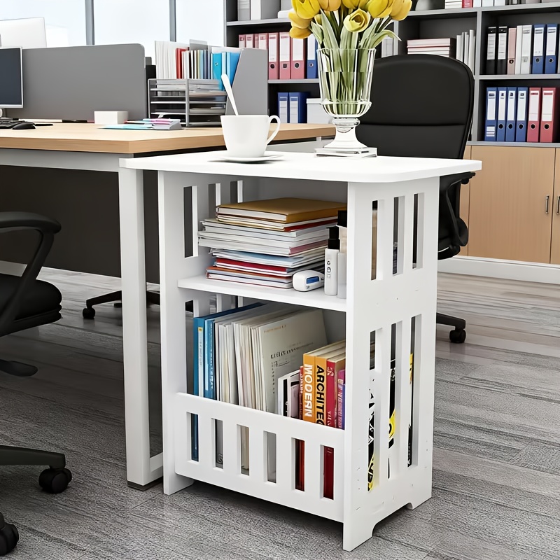 Home Office With Bookshelves - Стильная современная минималистичная полка для хранения