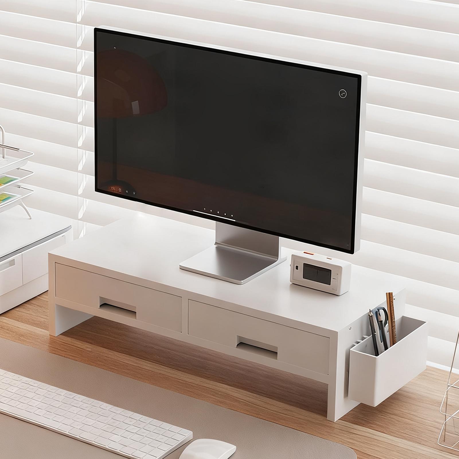 Desk Drawer Small - Настольная подставка для монитора, двойной ящик,