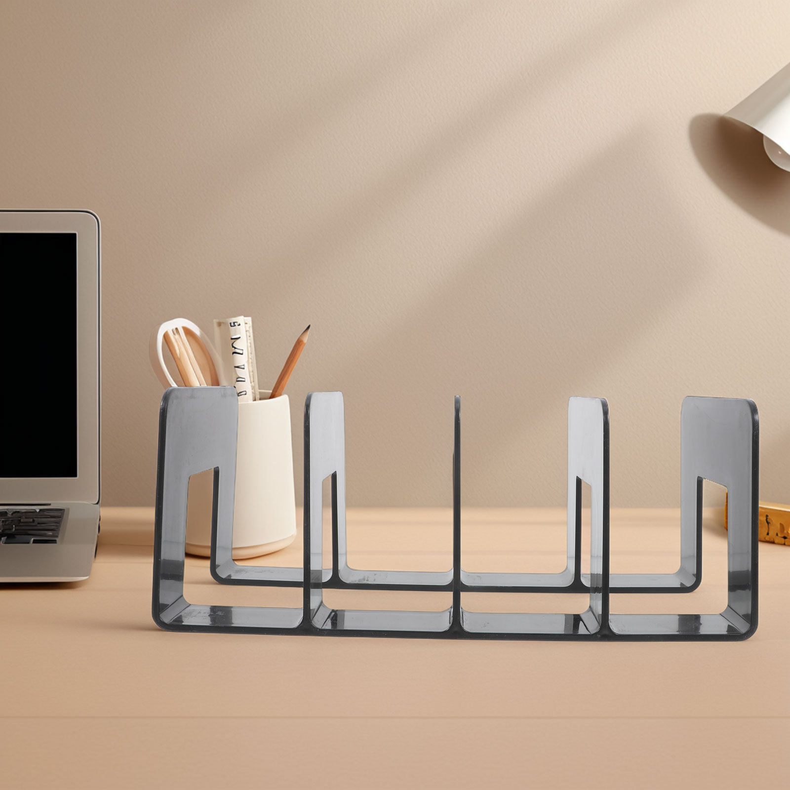 Home Office With Bookshelves - Подставка для книг на полку, настольный