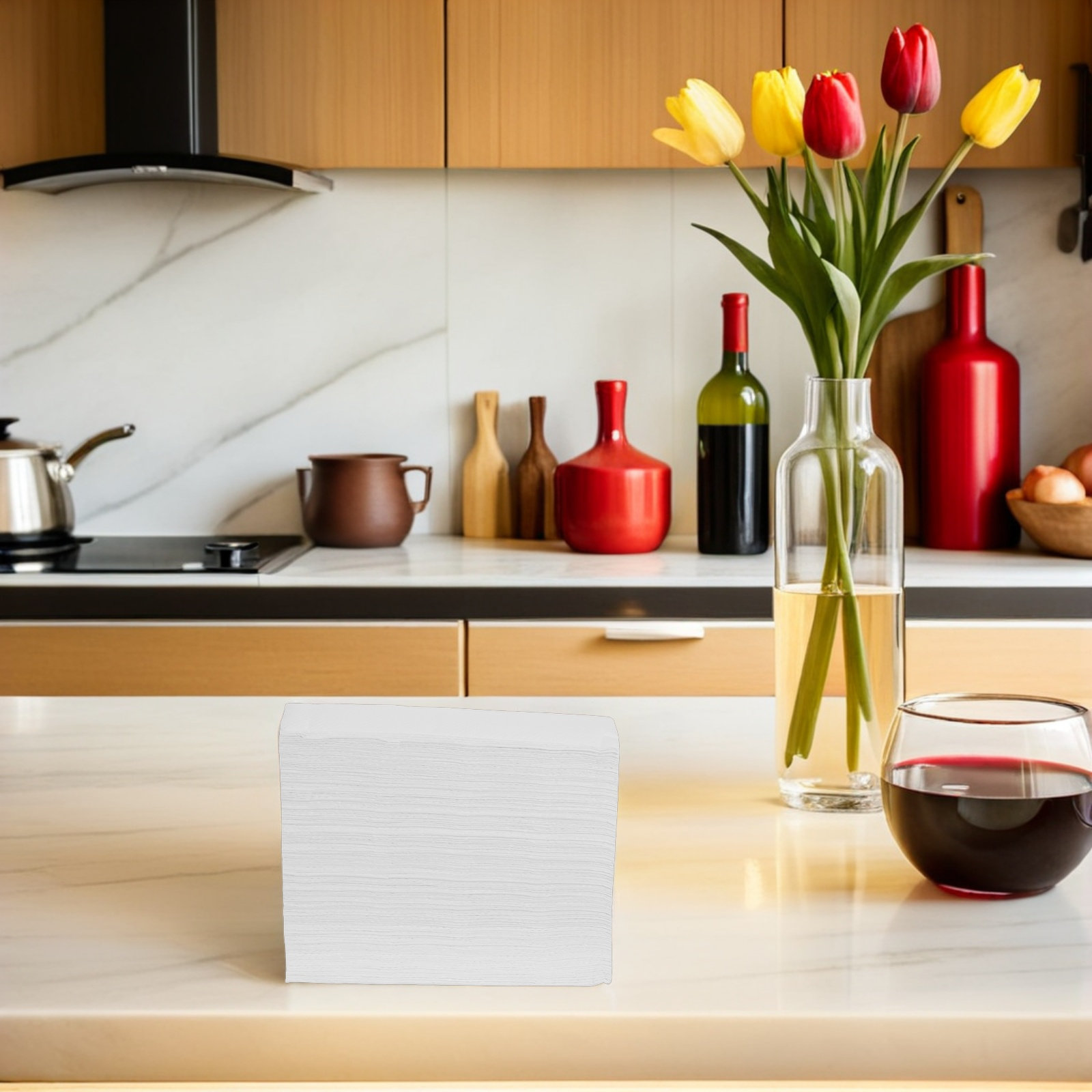Home Office Kitchen - 400 шт. утолщённых бумажных полотенец из