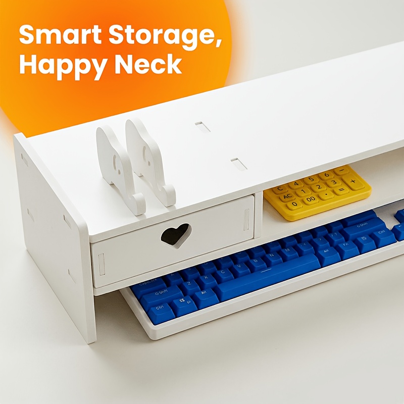 Минималистичная белая подставк – обзор и цена Desk Drawer Small