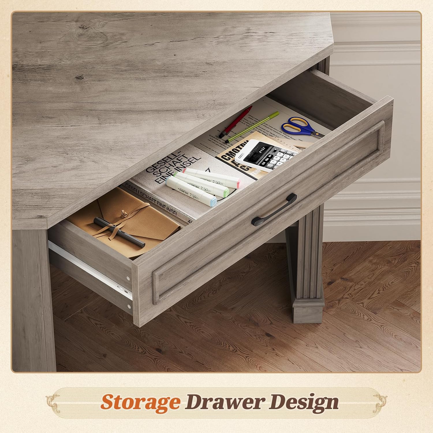 Треугольный компьютерный стол  – обзор и цена Desk Drawer Small