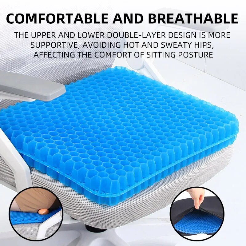 Очень толстая гелевая подушка  – обзор и цена Mesh Back Cushion