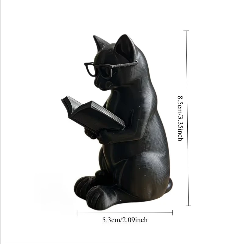 3D-печатная фигурка кота с очк – обзор и цена Home Office With Bookshelves