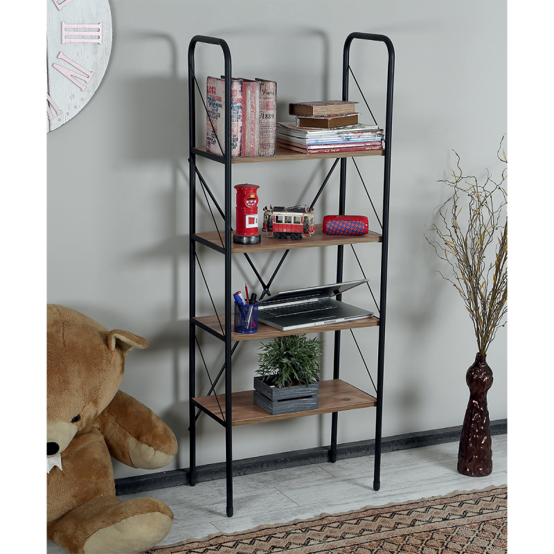 Современная промышленная метал – обзор и цена Home Office With Bookshelves