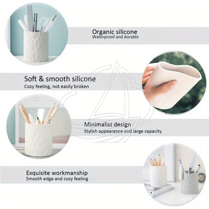 Белый силиконовый держатель дл – обзор и цена Pen Holder Organizer