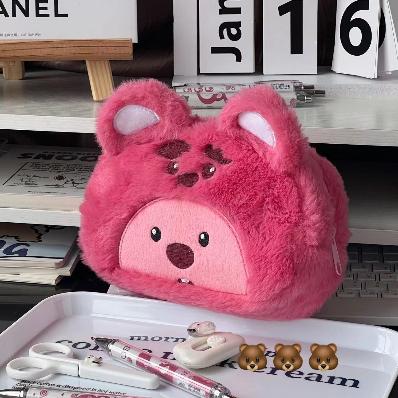 Плюшевая сумка-пенал с мультяш – обзор и цена Pen Holder Organizer